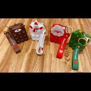 4pack collectors Christmas fidget pop it’s change purse great for holiday gifts